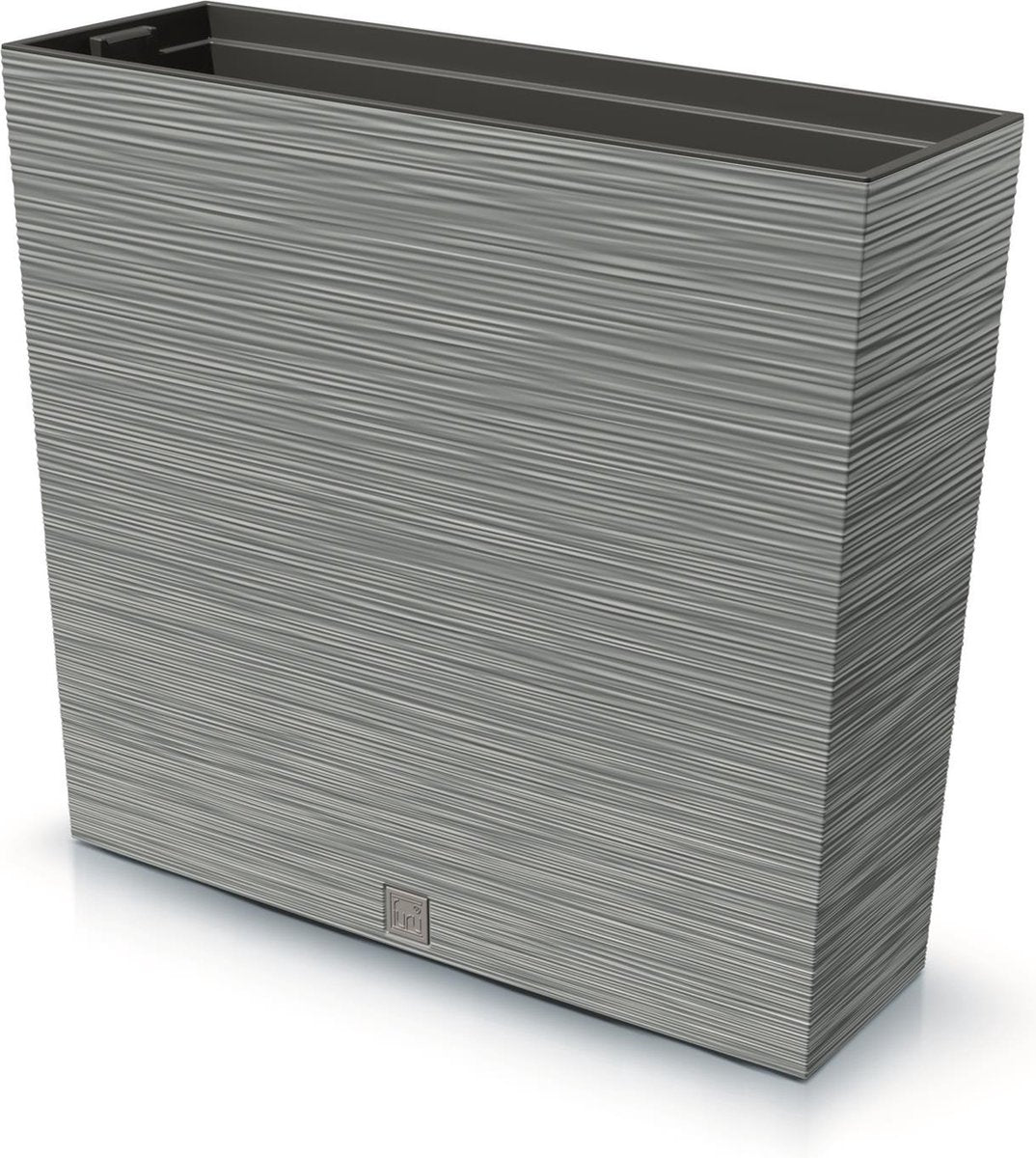 Prosperplast Furu Case Tower – Blumentopf-Übertopf mit Einsatz – für drinnen und draußen – Farbe Beton (grau)