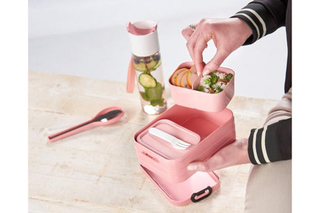 Mepal Bento Lunchbox Midi - Brotkasten - 4 Sandwiches - Vivid Mauve