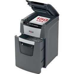 Papierversnipperaar rexel optium auto-feed 150m grijs