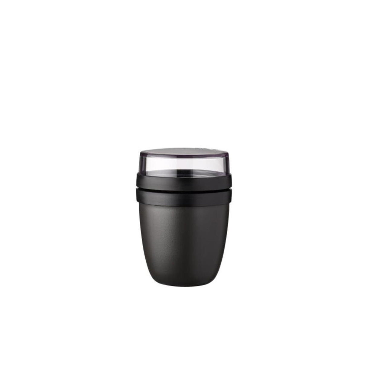 Mepal Lunchpot Mini Ellipse – 300 ml – Joghurt- und Müslibecher to go – gefriergeeignet. Mikrowelle und Geschirrspüler – Nordic Black