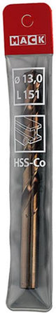 Mack 1018207 - metaalboor hss co5% din 338 ø 13,0 x 151 mm | 3 stuks