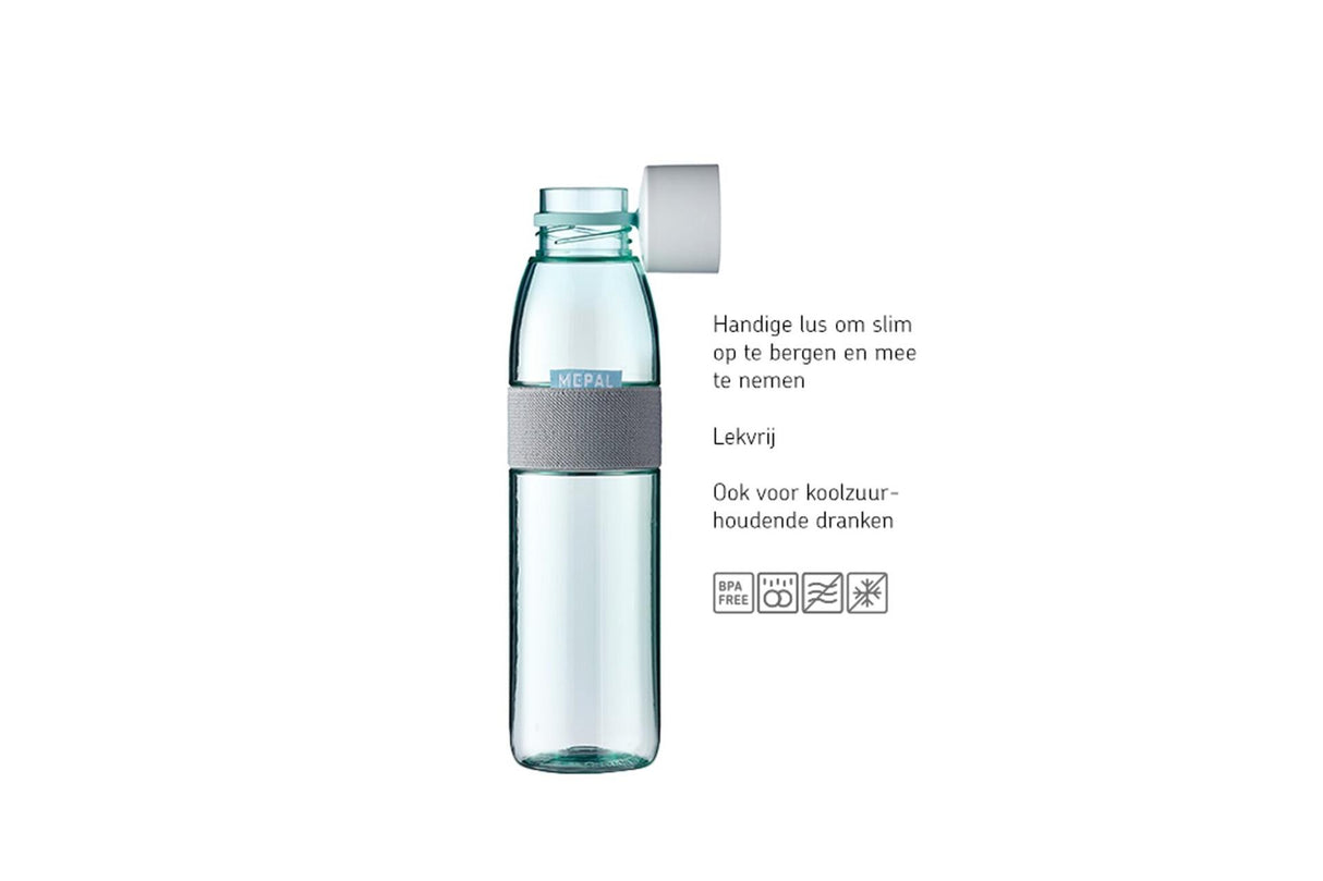 Mepal Wasserflasche Ellipse 500ml leuchtend blau