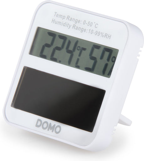 Domo do3101 Hygrometer – Wetterstation – Feuchtigkeitsmesser – Innenthermometer – Weiß