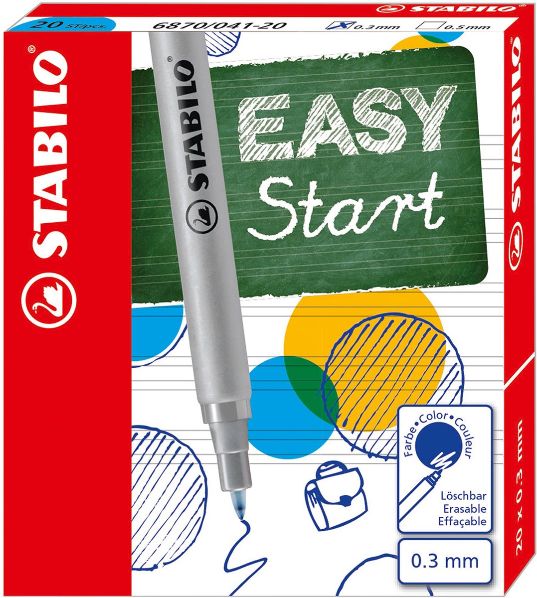 Stabilo easyoriginal - Feinmine - 20 Stück - Blau