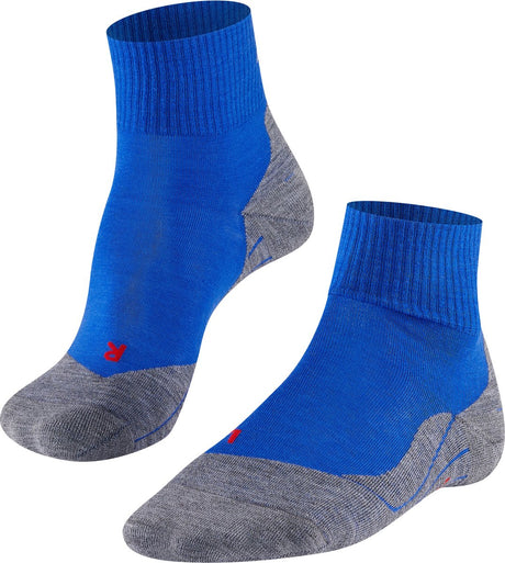 Falke TK5 kurze Anti-Blasen-Wandersocken aus dünnem Woll-Funktionsmaterial Herren blau – Größe 44-45