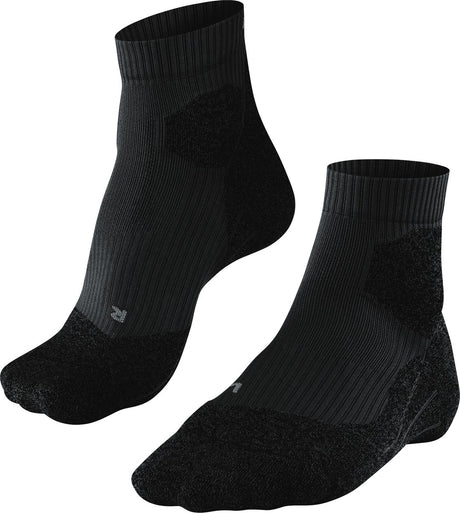 Falke ru Trail Anti-Blasen-Funktionsmaterial Laufsocken Herren Schwarz - Größe 44-45