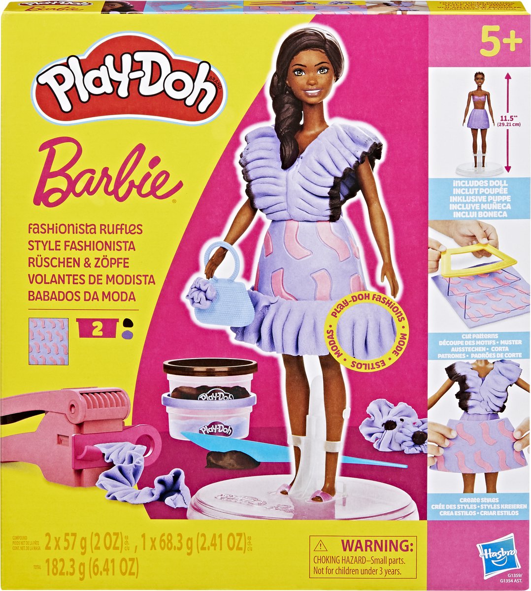 Play-Doh-Barbie-Fashionista-Rüschen