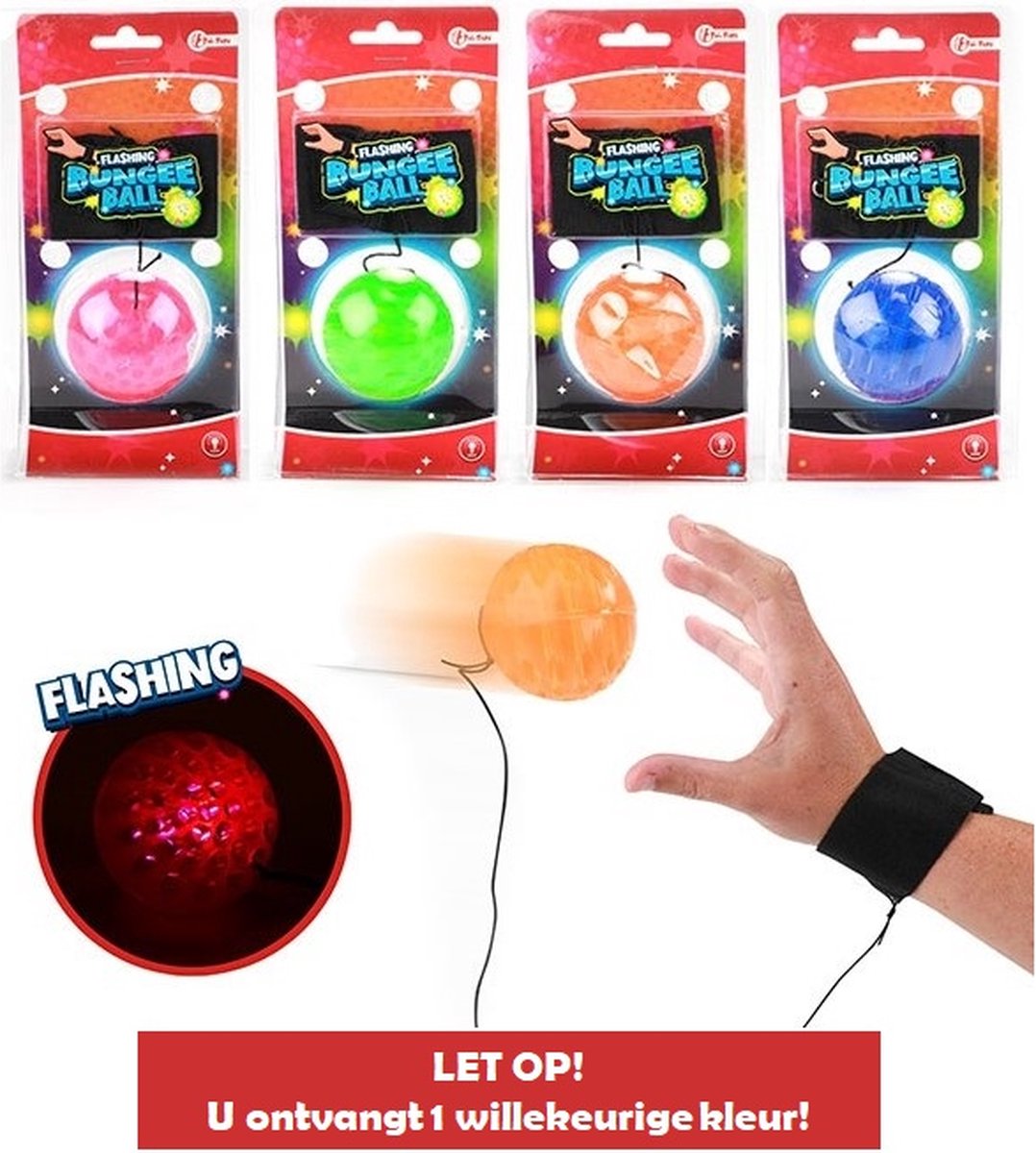 Toi-toys Toi Toys Bungeeball ø5cm mit Licht