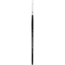 Creativ Company Gold Line Pinsel, Größe 1, L: 17 cm, B: 1,5 mm, rund, 12 Stück 1 Box