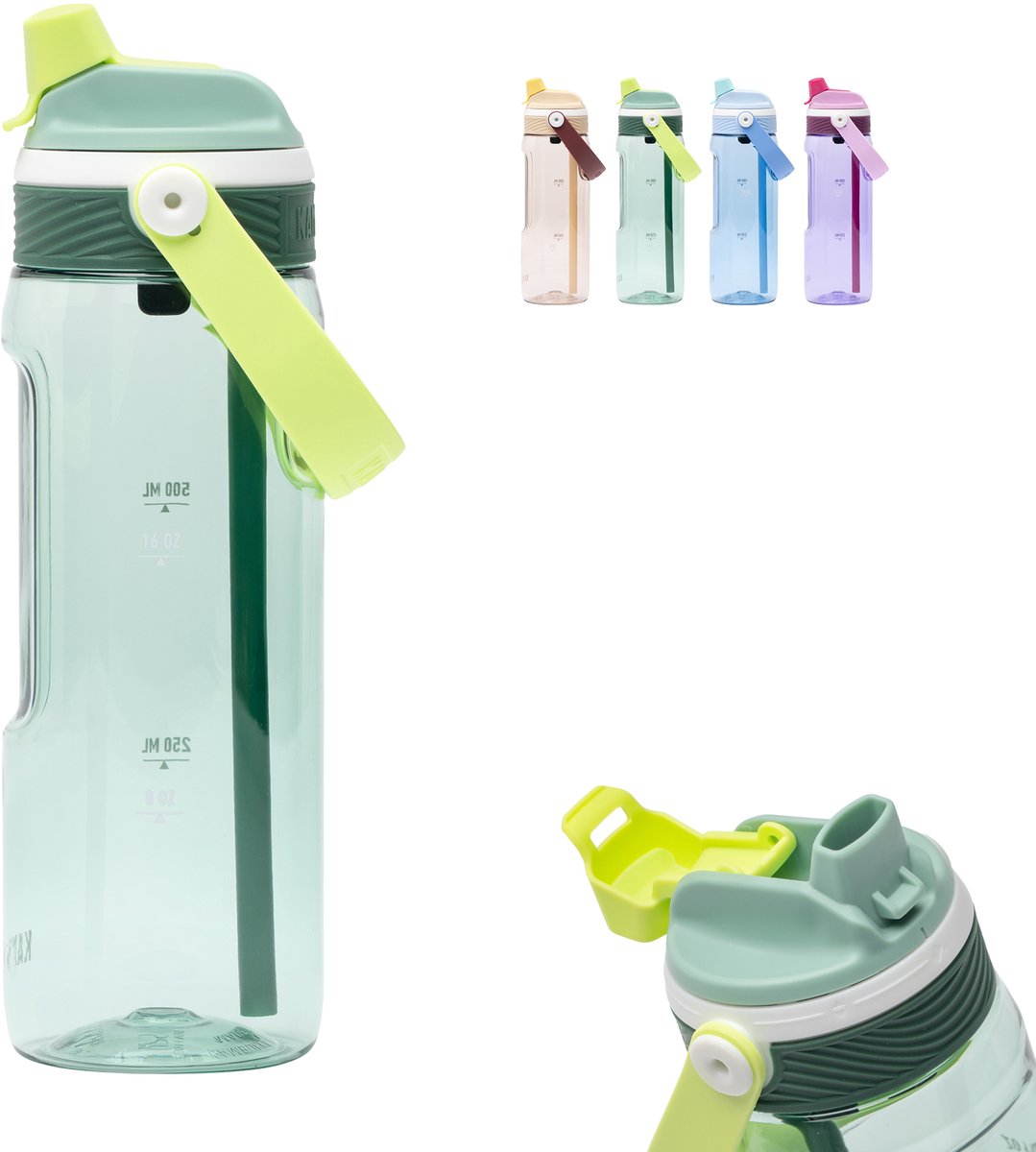 Kambukka Dupla Trinkflasche 750 ml – 2-in-1-Wasserflasche – 100 % auslaufsicher – Kiefernwald