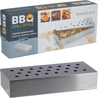 Smoker box rvs | 6 stuks