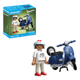 Playmobil 1969 Vespa 150 Sprint Veloce Blau – 71623