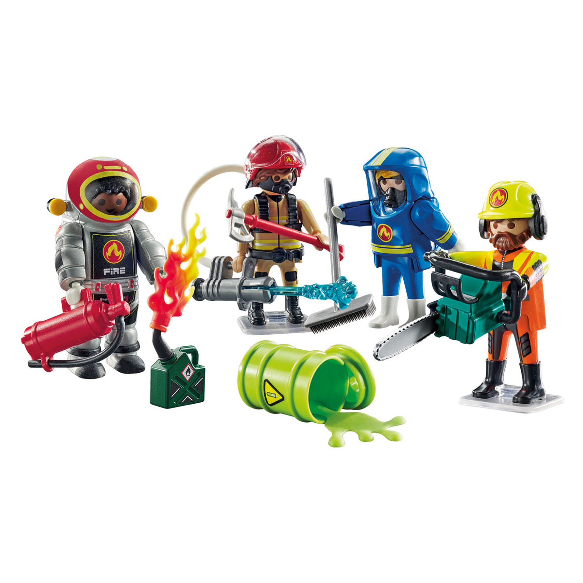Playmobil Actionhelden, meine Figuren Feuerwehr – 71469