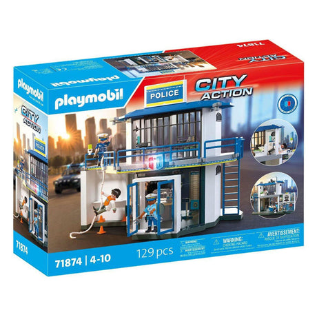 Playmobil City-Action-Polizeistation mit Untersuchungsraum – 71875