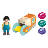 Playmobil Junior: Müllwagen schieben und greifen – 71774