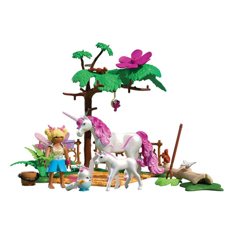 Playmobil magischer Einhornstall für Mutter und Fohlen – 7184