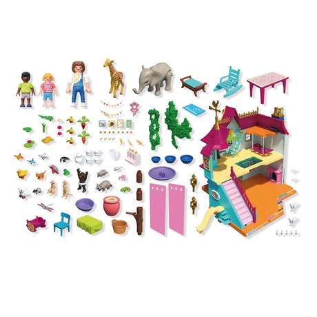 Playmobil Animals Friends Lebhaftes Tierhaus – 71853