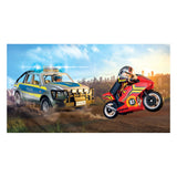 Playmobil-Actionhelden – Verfolgungsjagd mit Polizei-Pickup – Polizei mit Licht- und Soundeffekten – 71875