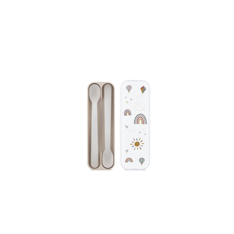 Mepal Sunshine Rainbow Babylöffel Mio Set bestehend aus 2 Stück