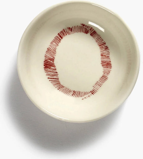 Serax - Ottolenghi Feast - Schale xs - weiß rot - 7 ø - 8 Stück