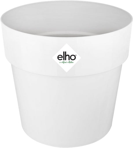 Elho b.for original rond 18 - bloempot voor binnen - 100% gerecycled plastic - ø 18.0 x h 16.5 cm - wit