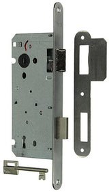 Yale 1019045 - 1 dubbel insteekslot l r inox a1353-27 55mm | 1 stuks
