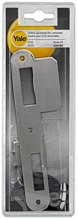 Yale 1019067 - 1 vlakke sluitplaat serie 53 r l rvs | 3 stuks