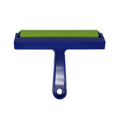 Gelpresse • Hartgummi-Tintenwalze blau 15,24 cm