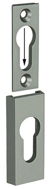 Yale 1019122 - 1 beveiliging profielcil.pz 9mm alunatur | 2 stuks
