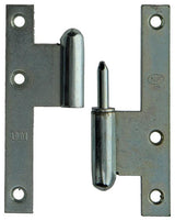Yale 1019129 - 3 stalen paumellen bichromaat r 110x70mm | 2 stuks