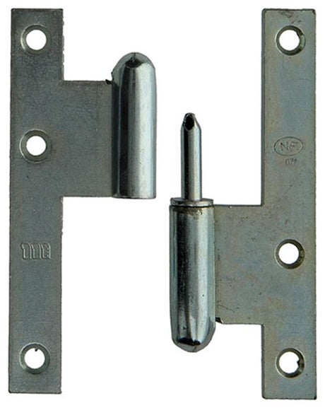 Yale 1019129 - 3 stalen paumellen bichromaat r 110x70mm | 2 stuks