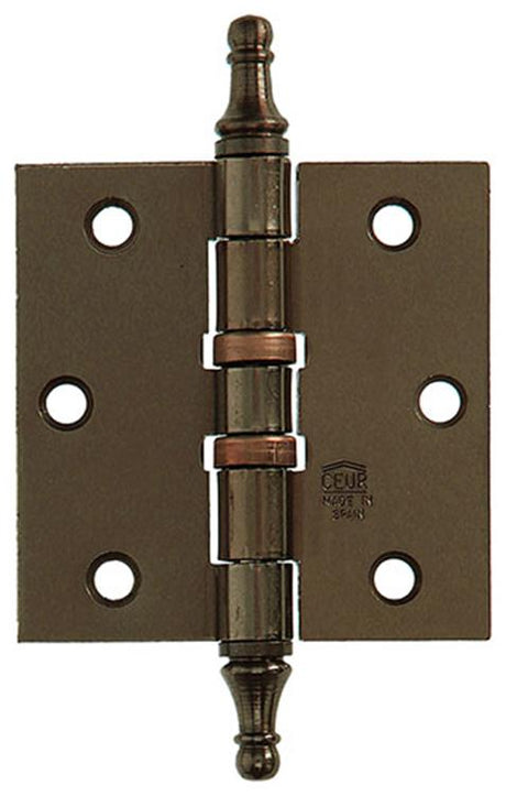 Yale 1019139 - 3 scharnieren met kogellager verbronsd vaasknop 76x76mm | 2 stuks
