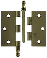 Yale 1019146 - 3 vaasknopscharnieren verbronsd 76x76mm | 2 stuks