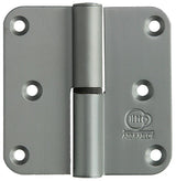 Yale 1019155 - 3 paumellen alu natuur afger. hoek rechts 80x80mm | 2 stuks