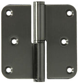 Yale 1019161 - 3 paumellen inox, afger.hoekenlinks 80x80mm | 5 stuks