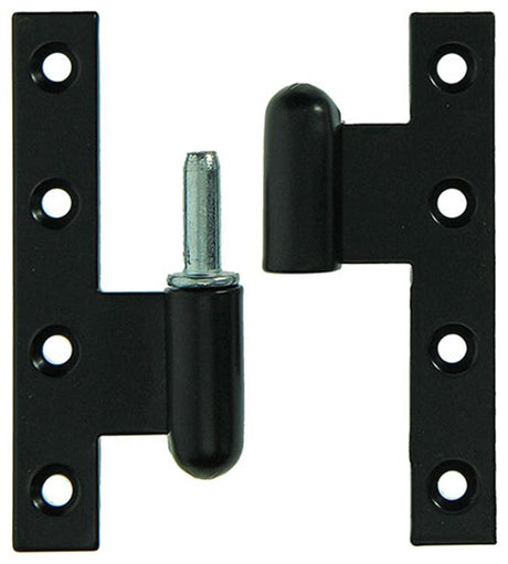 Yale 1019163 - 3 zware paumellen zwart geplast.links 110x80mm | 2 stuks