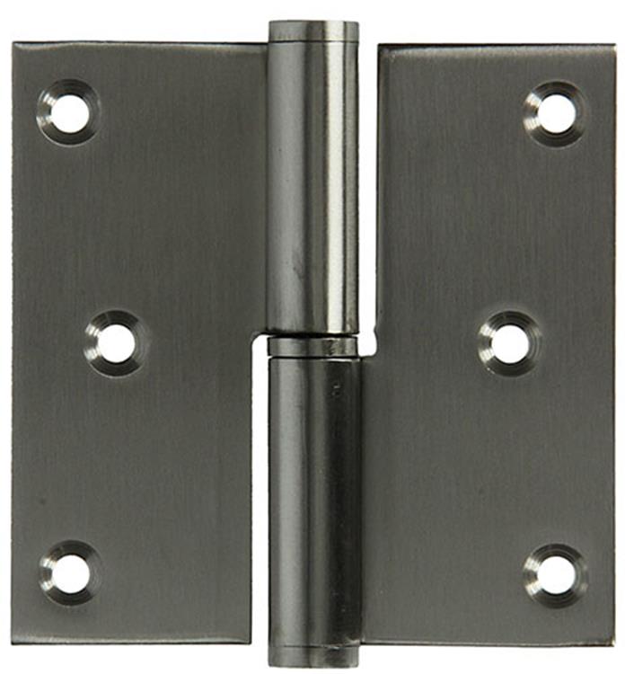 Yale 1019167 - 1 roestvrij stalen paumel rechts met rechte hoek 80 x 82 | 2 stuks