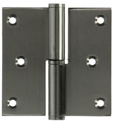 Yale 1019167 - 1 roestvrij stalen paumel rechts met rechte hoek 80 x 82 | 2 stuks