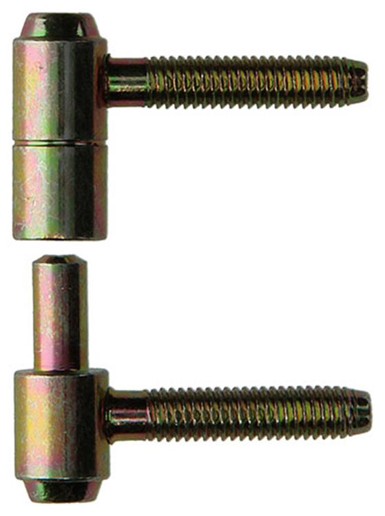 Mack 1019176 - 2 raaminboorpaumellen gebichromateerd 13x48mm | 5 stuks