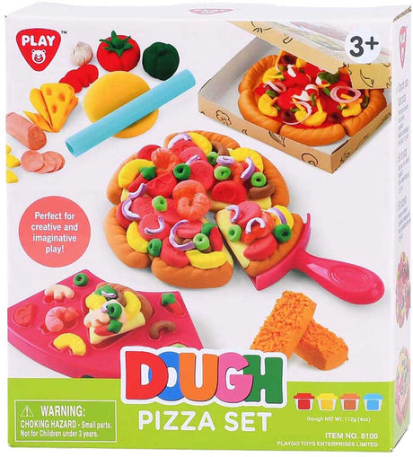 Playgo Pizza-Ton-Set – 4 Tontöpfe