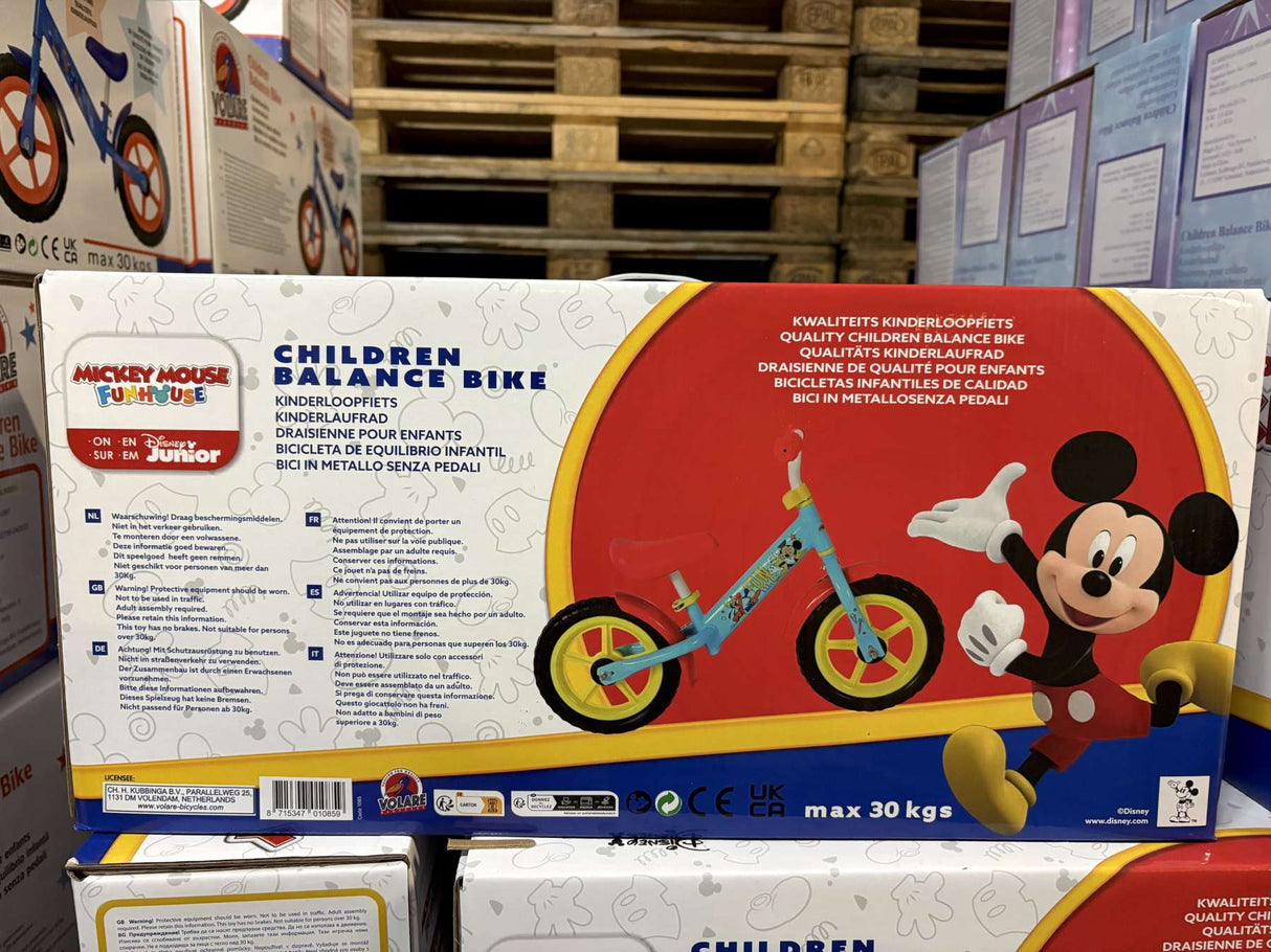 Mickey Mouse Disney Mickey Laufrad aus Metall