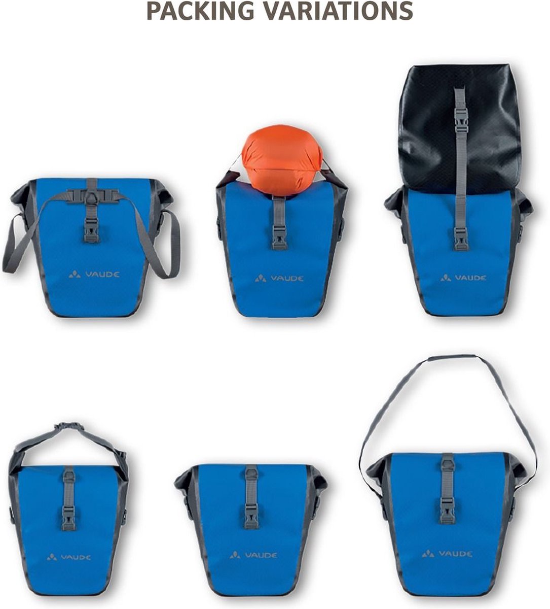 Vaude Aqua Back Single, Hecktasche, Unisex Fahrrad-Sport-Rucksack
