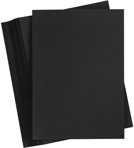 Kreativunternehmen https: www.cchobby.nl coloured-cardboard-a5-sheet-148x210-mm-200-gr-black-100-sheet-1-box