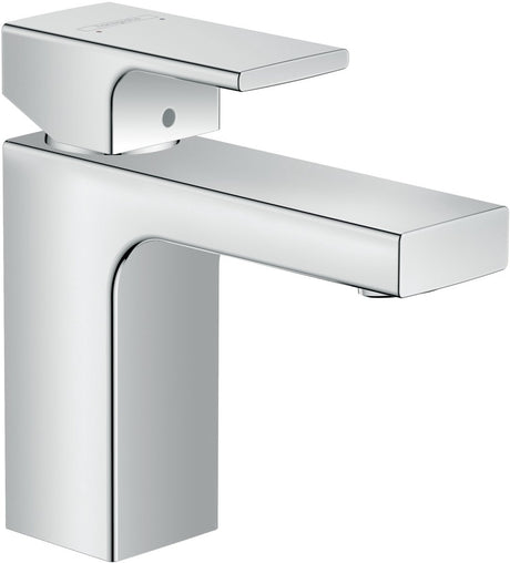 Hansgrohe Lackform – Waschtisch-Mischbatterie – Einhebelbedienung – ohne Ablaufgarnitur – 100 mm Größe – Chrom