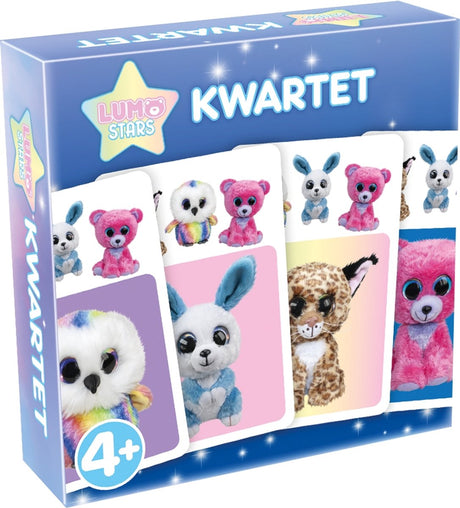 Tactic Lumo Stars Quartett – Kartenspiel – Kinderspiel – ab 4 Jahren – 2-4 Spieler