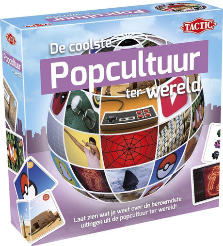 Taktik der coolsten Popkultur der Welt – Kartenspiel – Quizspiel – Filme, Musik, Spiele und Ikonen – Wissen und Anerkennung – aus der Weltserie – 2 oder mehr Spieler – ab 12 Jahren