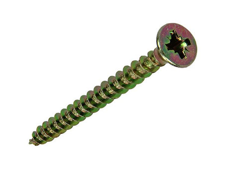 Mack 1017235 - spaanplaatschroef vz kop geelverz.18 st 4,0 x 40 mm | 10 stuks