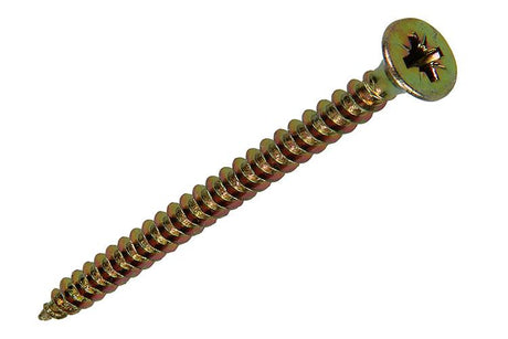 Mack 1017249 - spaanplaatschroef vz kop geelverz.10 st 4,5 x 60 mm | 10 stuks