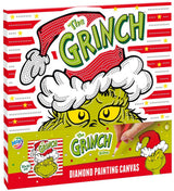 Kreative Bastelgruppe, Diamantmalerei-Leinwand „Der Grinch“ – 30 x 30 cm
