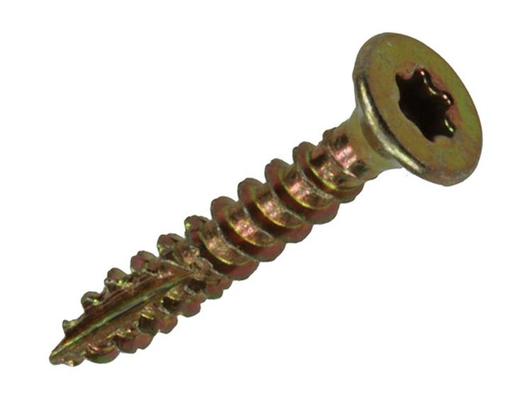Mack 1017282 - spaanplschr.vzkop-zelfb. geelverz. 45 st 3,0 x 20 mm | 10 stuks